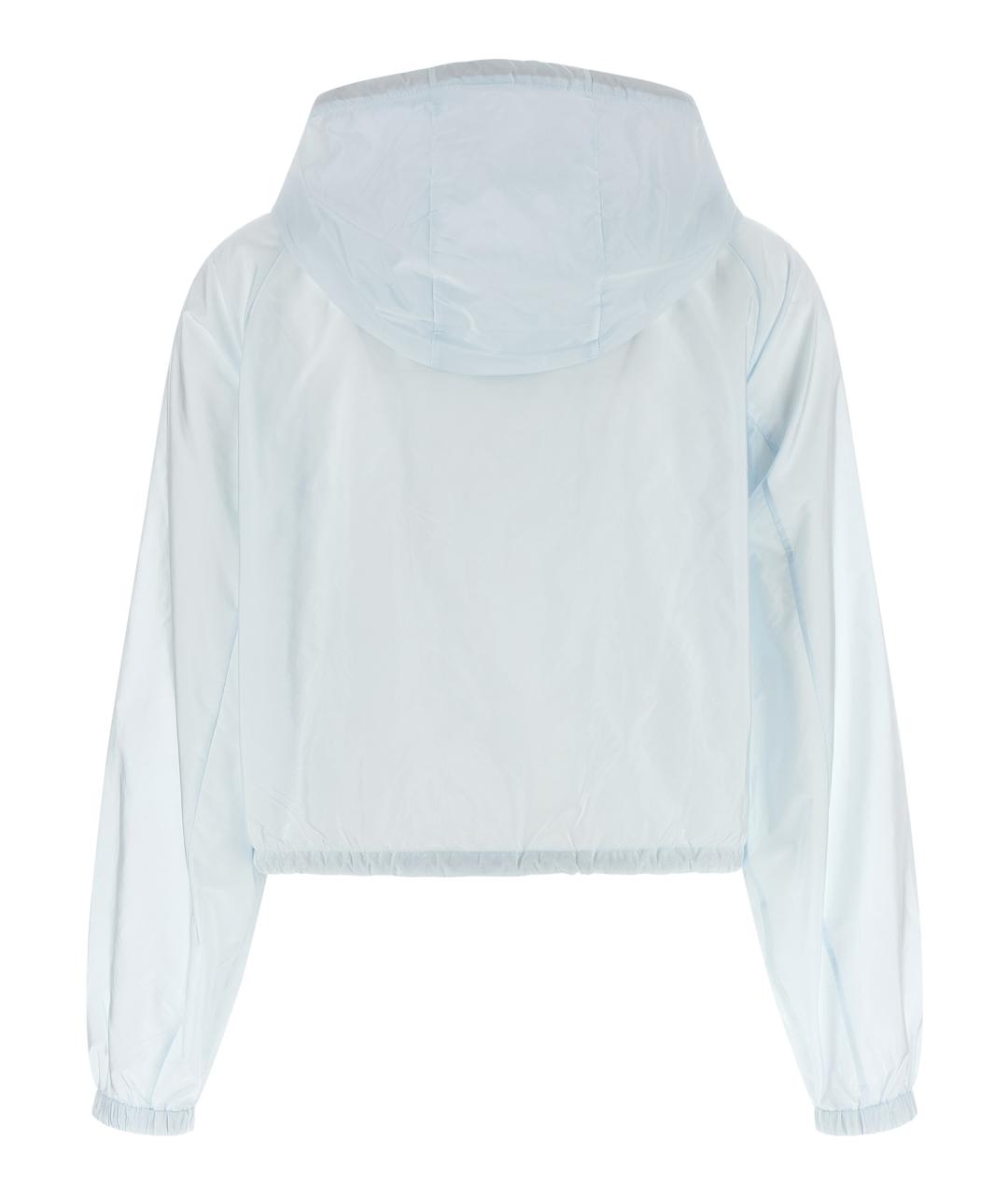 PRADA Голубая полиамидовая куртка, фото 2