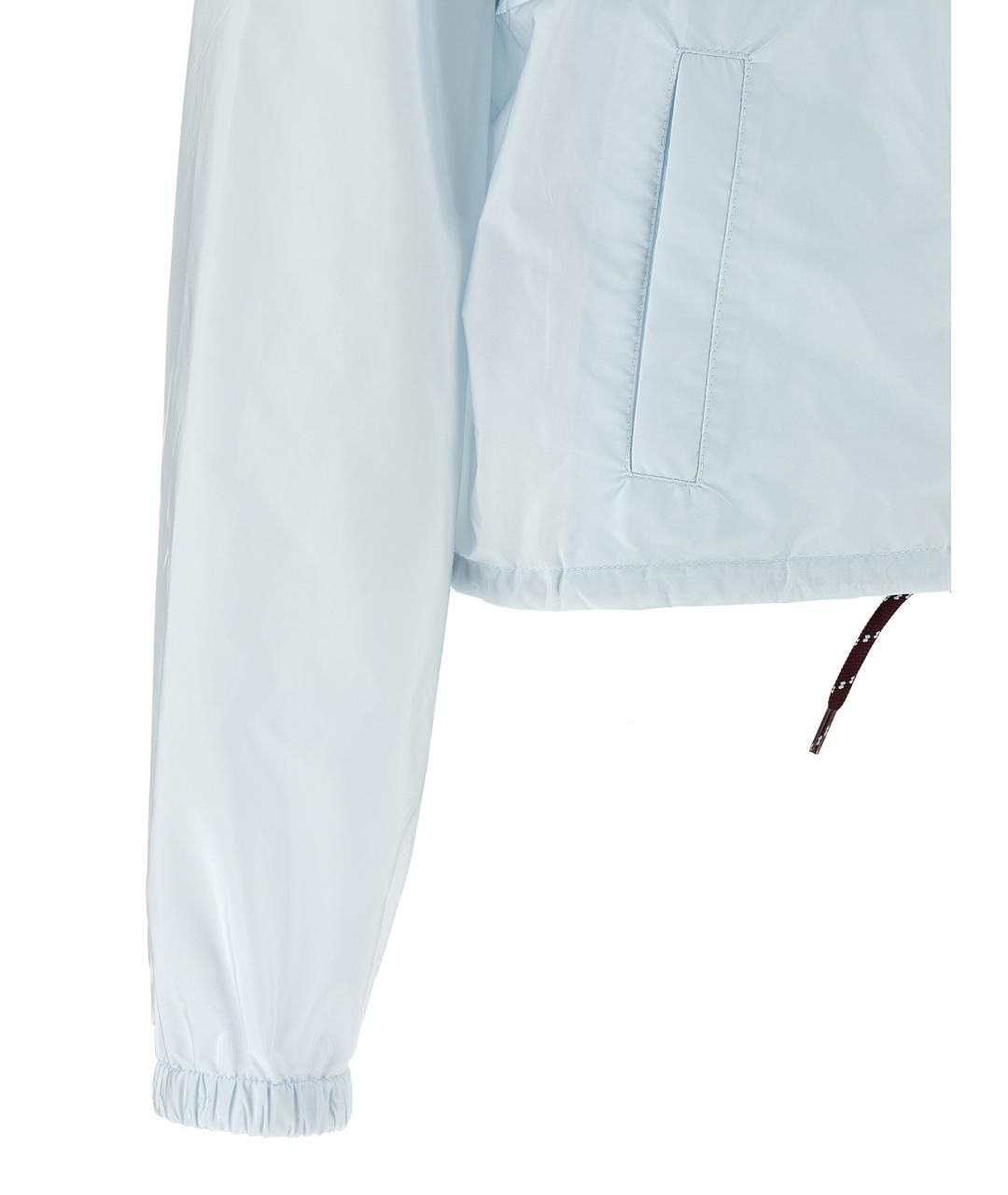 PRADA Голубая полиамидовая куртка, фото 4