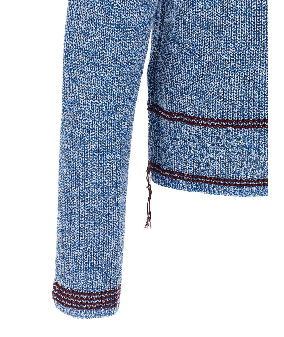 MARNI Голубой хлопковый джемпер / свитер, фото 4