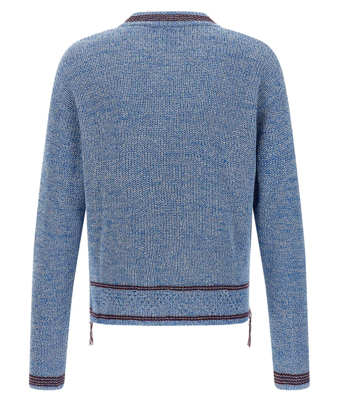 MARNI Голубой хлопковый джемпер / свитер, фото 2