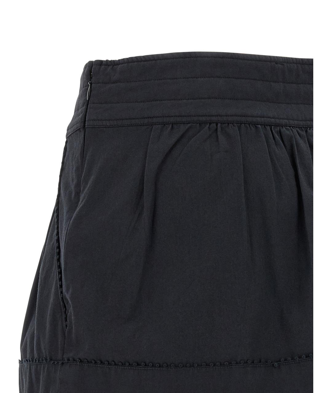 ISABEL MARANT Черные хлопковые шорты, фото 4