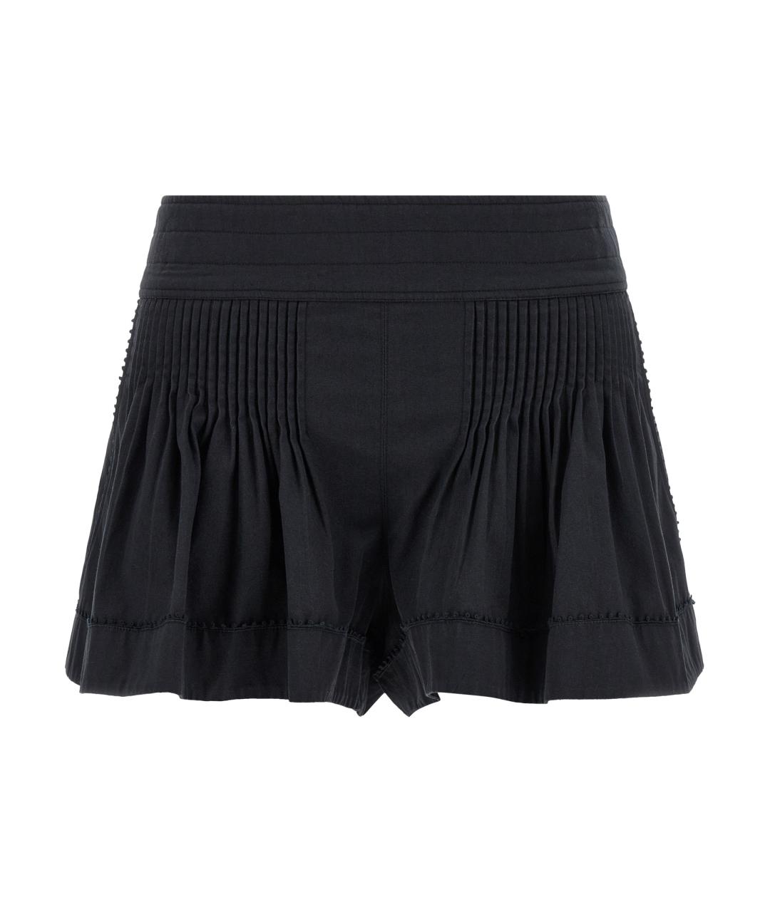 ISABEL MARANT Черные хлопковые шорты, фото 1