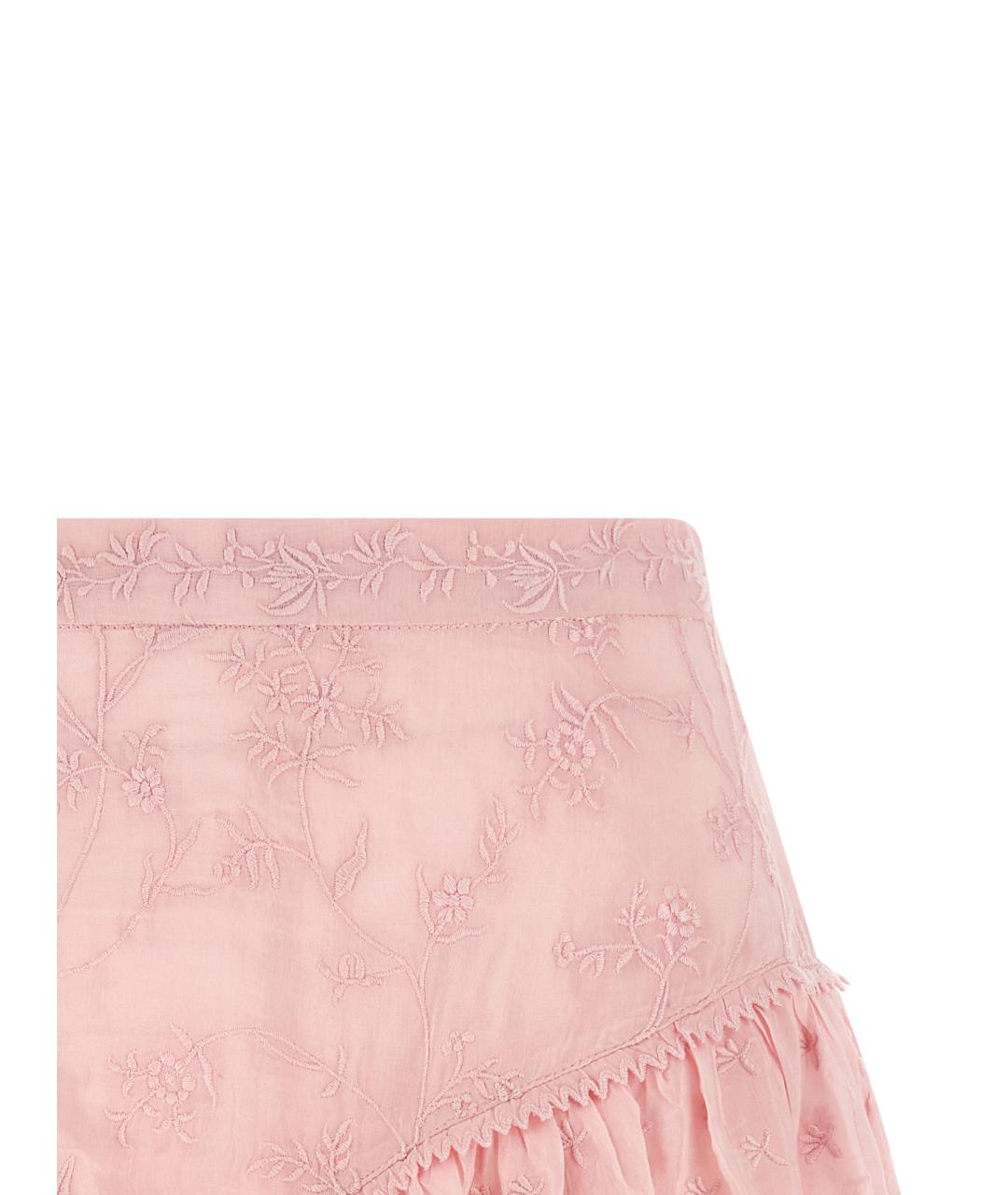 ISABEL MARANT Розовые хлопковые шорты, фото 3