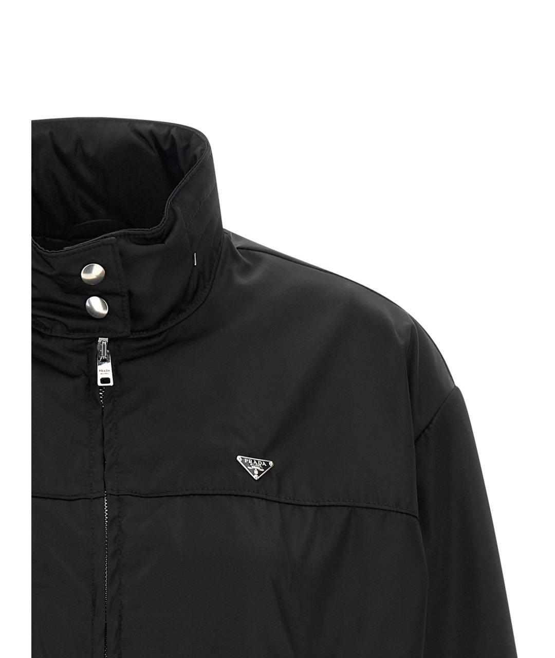 PRADA Черная полиамидовая куртка, фото 3