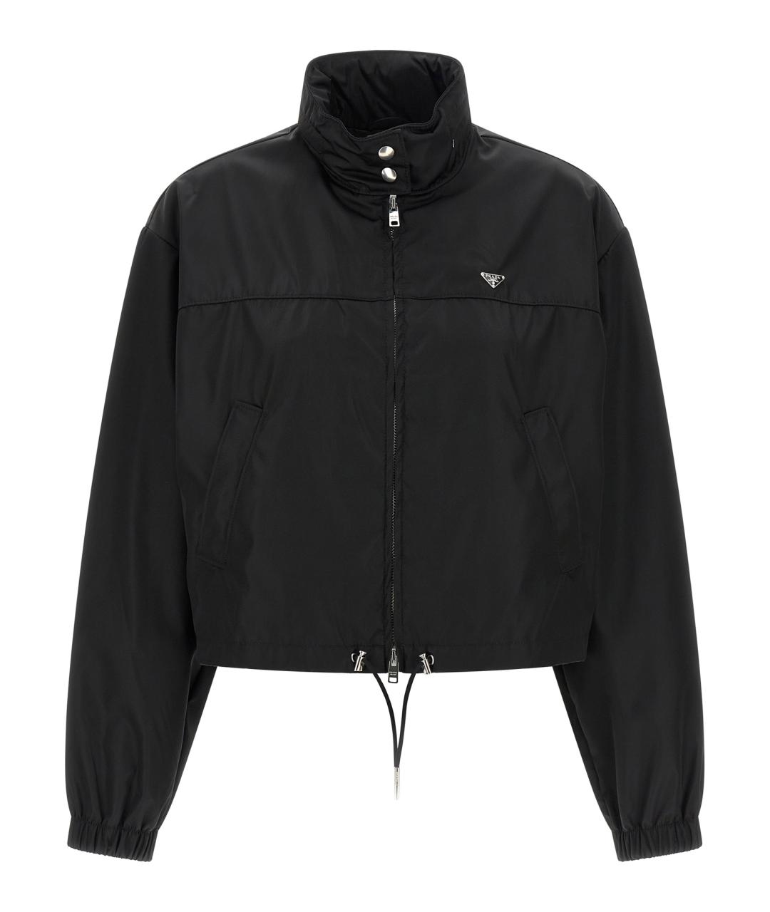 PRADA Черная полиамидовая куртка, фото 1