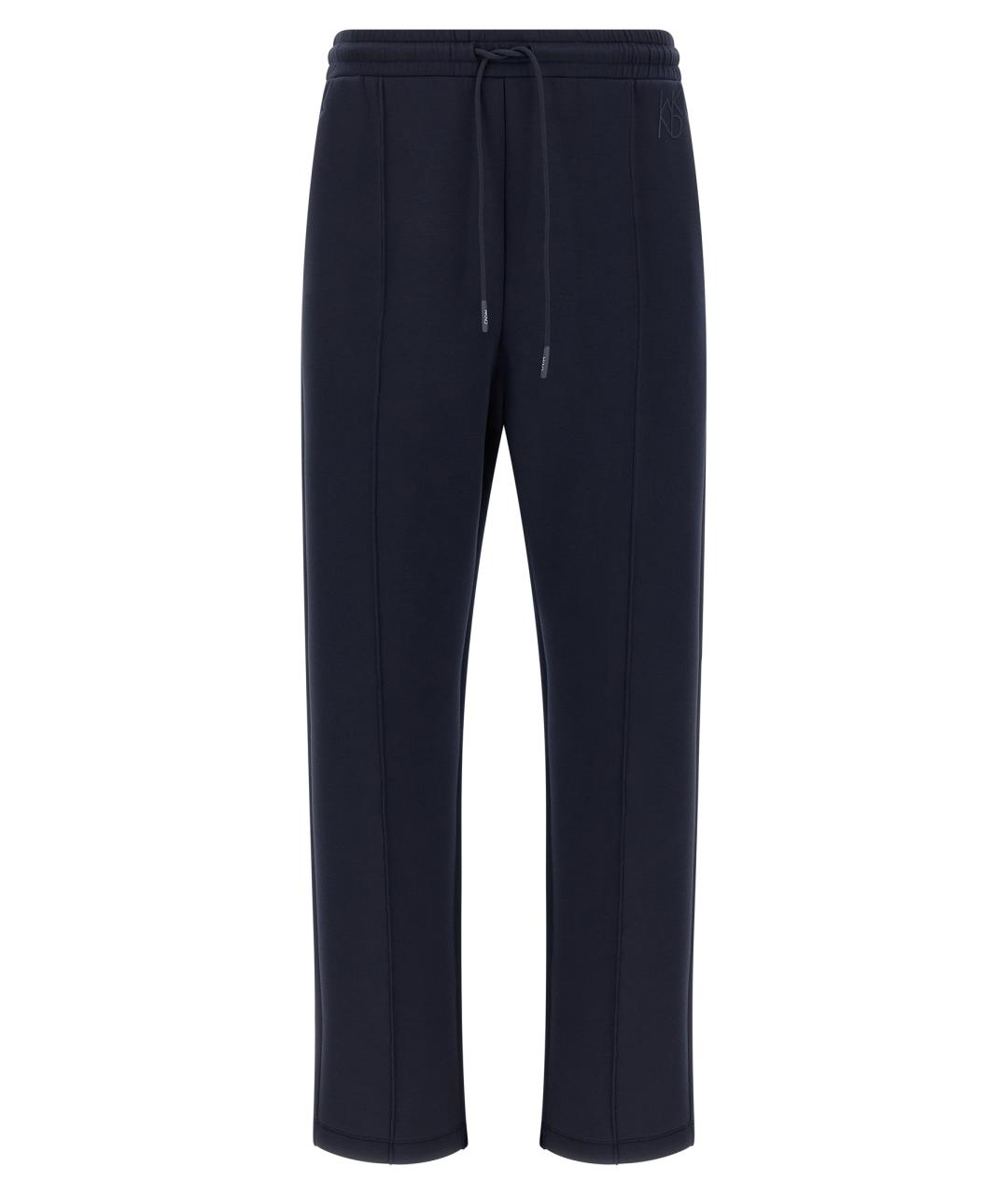 WEEKEND MAX MARA Синие прямые брюки, фото 1