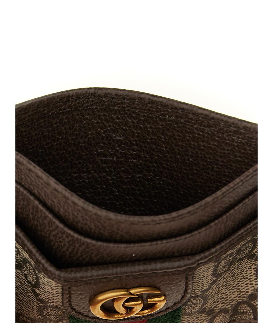 GUCCI Коричневый кардхолдер, фото 3