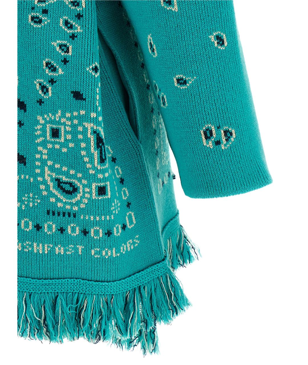 ALANUI Голубой кашемировый кардиган, фото 5