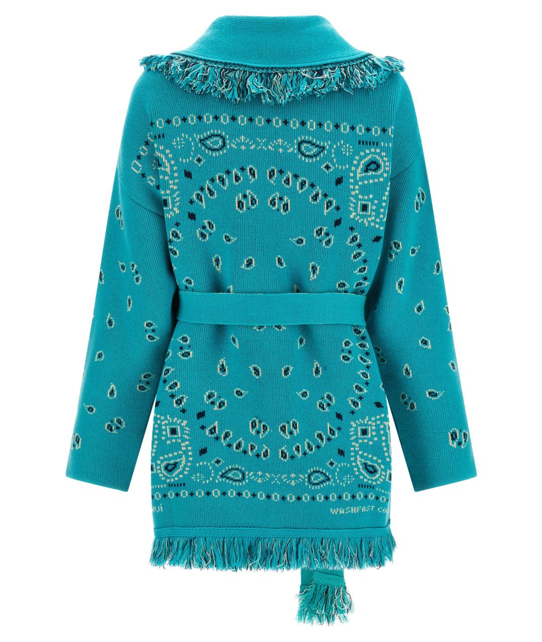 ALANUI Голубой кашемировый кардиган, фото 2