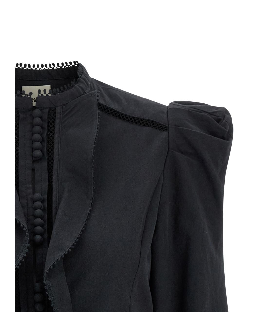 ISABEL MARANT Черная хлопковая блузы, фото 3