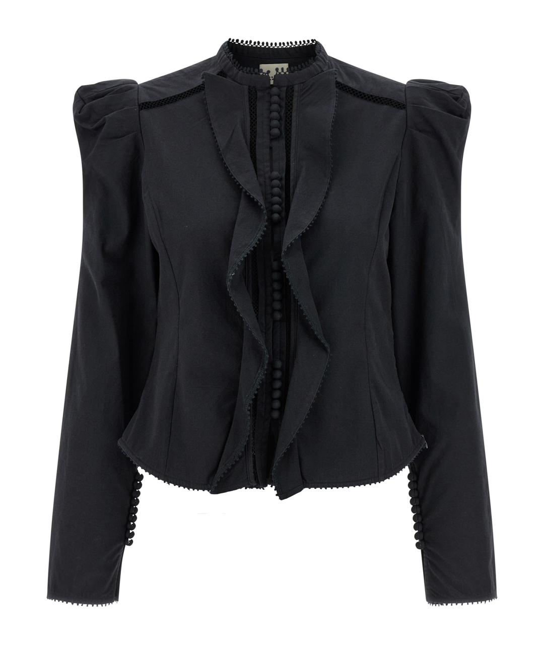 ISABEL MARANT Черная хлопковая блузы, фото 1