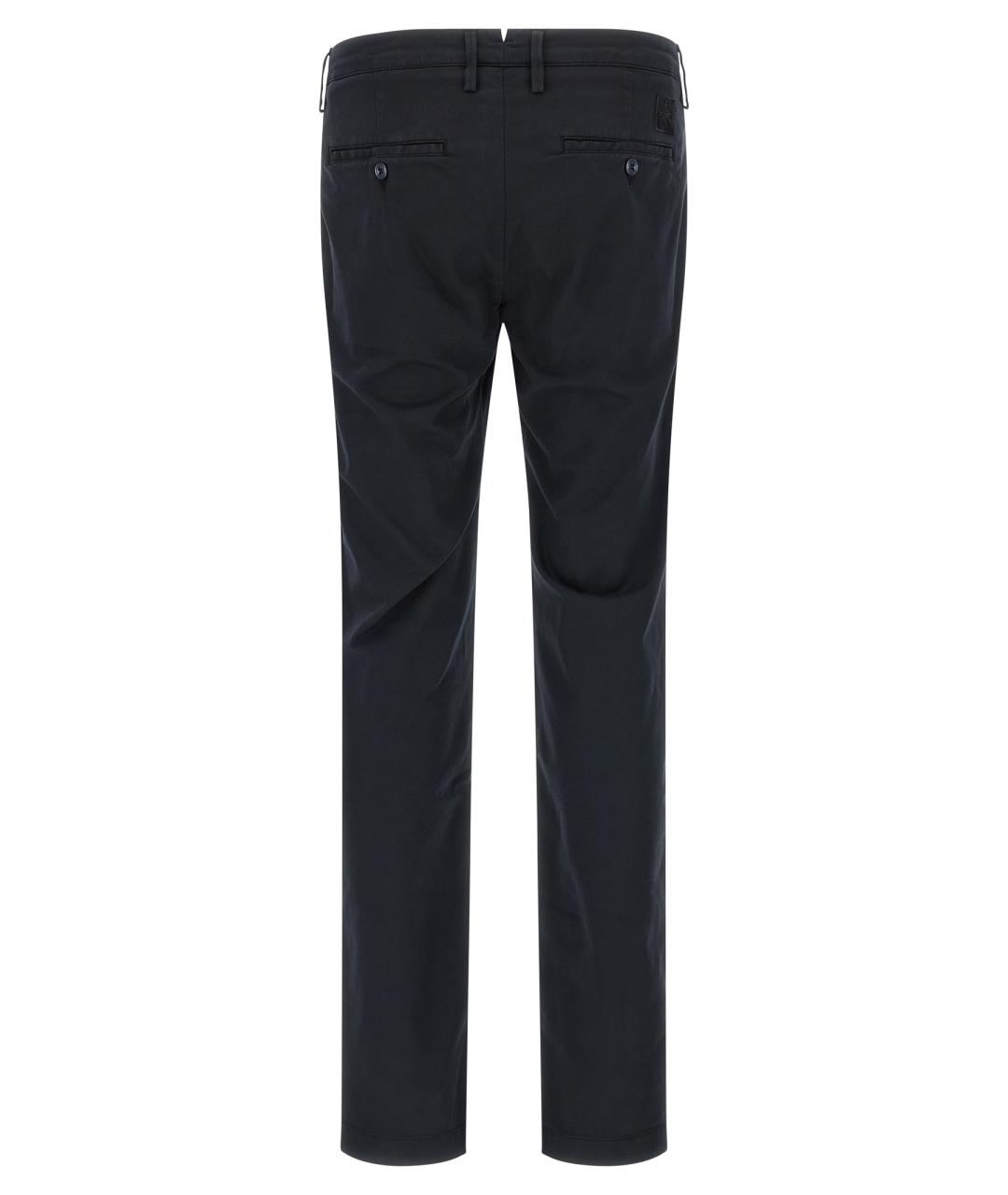 JACOB COHEN Синие хлопковые прямые джинсы, фото 2