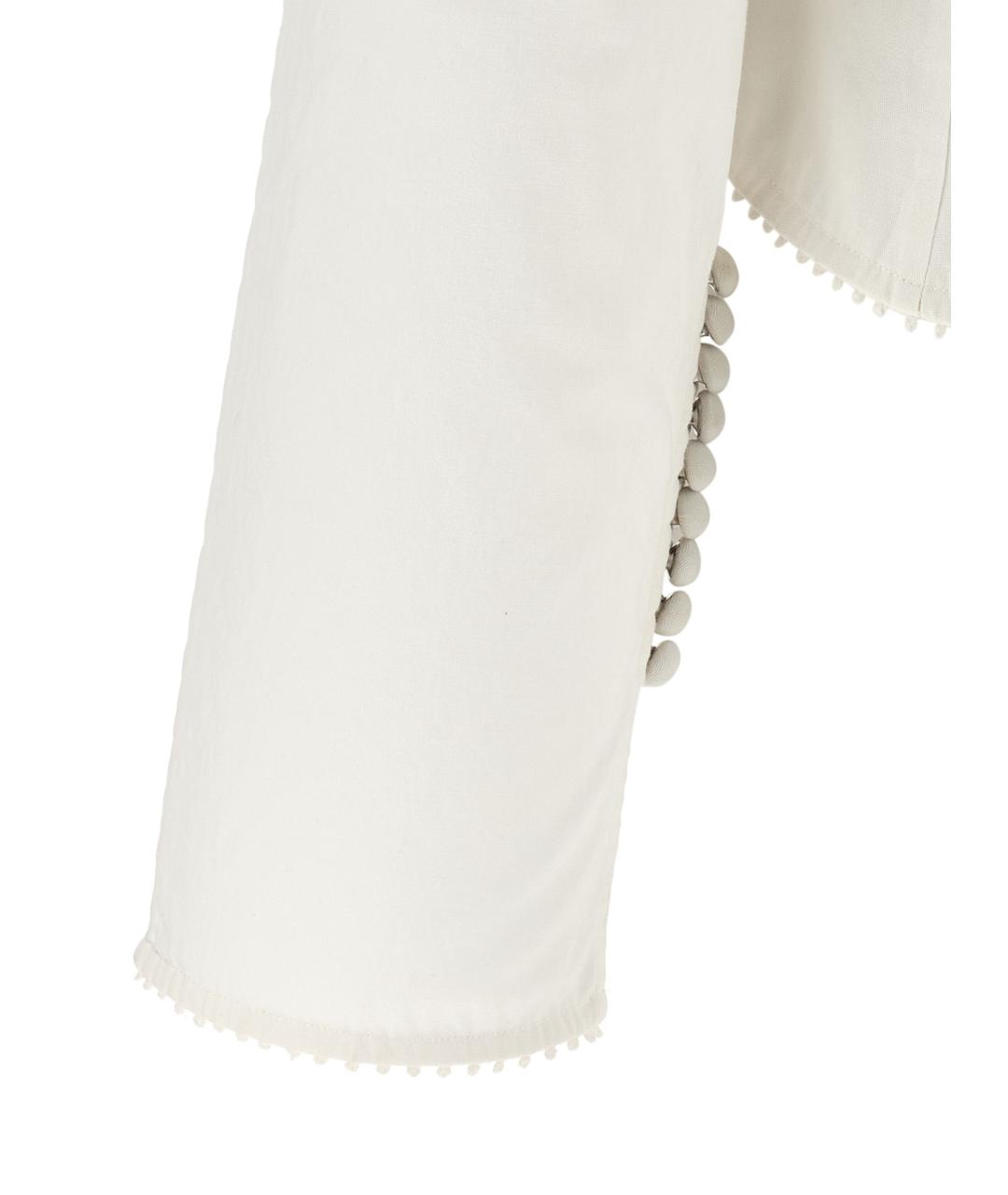 ISABEL MARANT Белая хлопковая блузы, фото 4