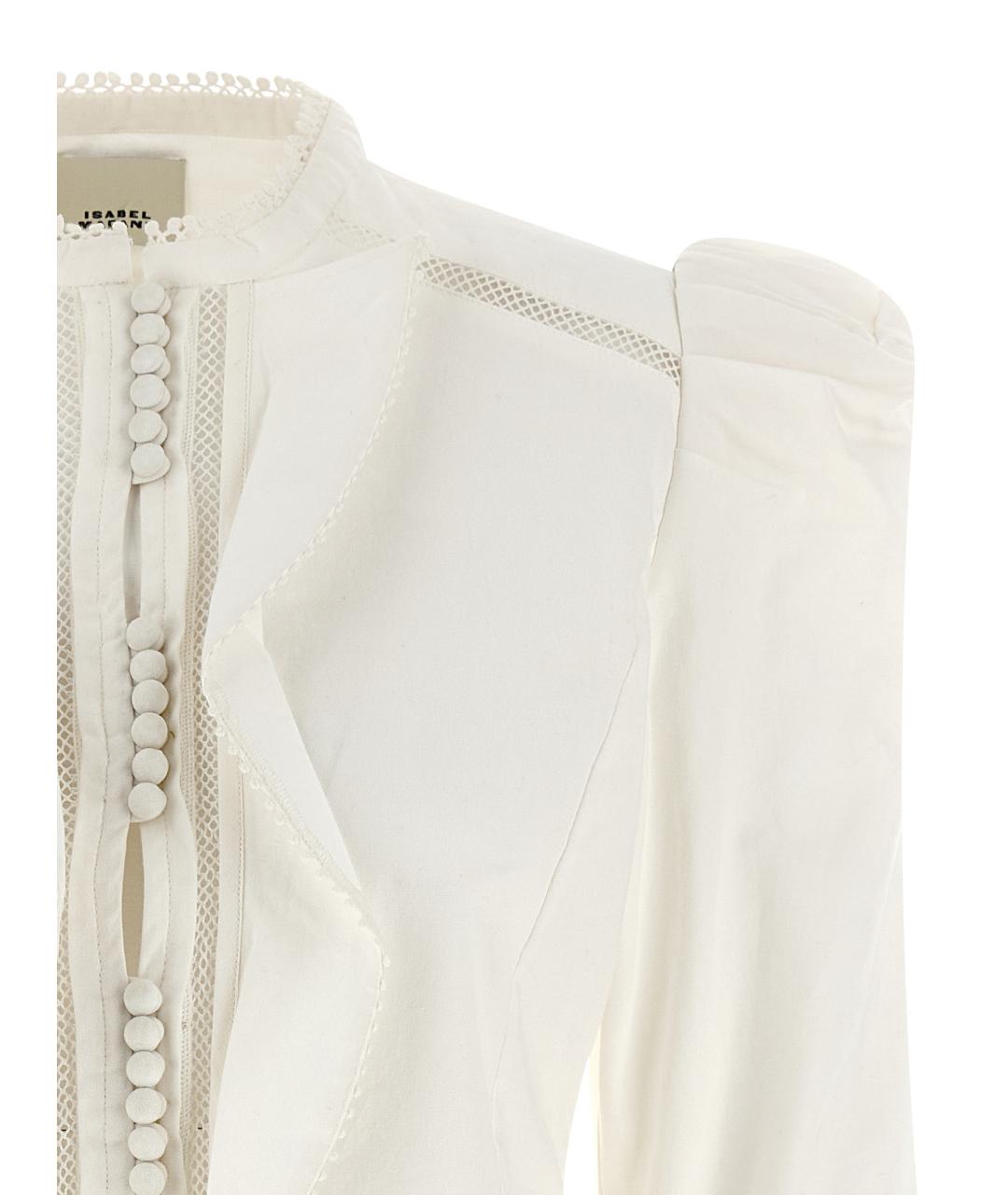 ISABEL MARANT Белая хлопковая блузы, фото 3