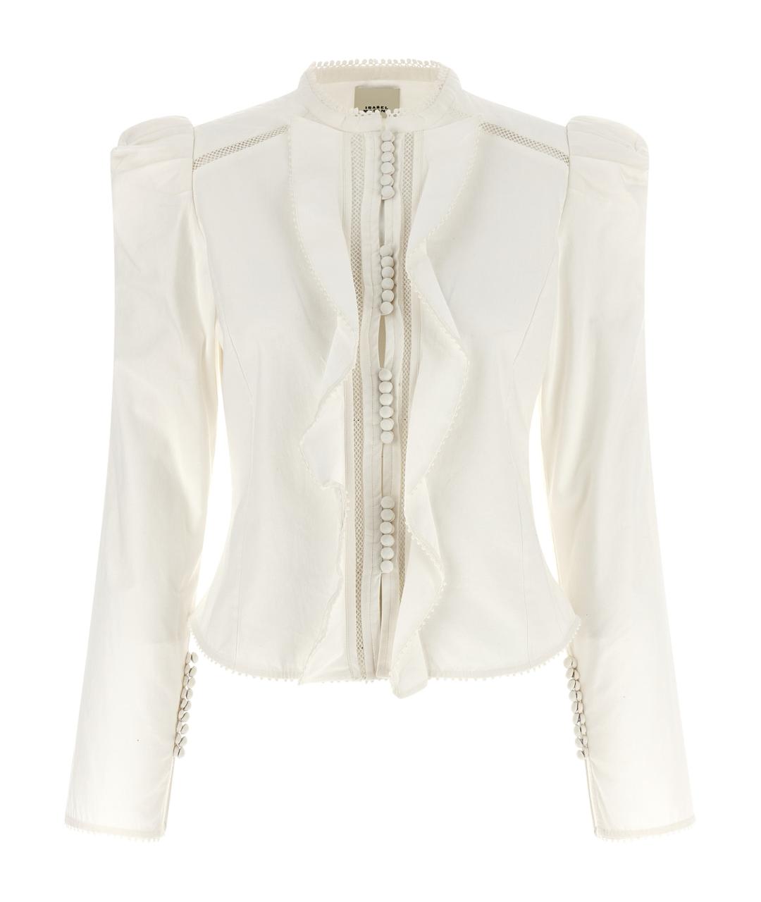 ISABEL MARANT Белая хлопковая блузы, фото 1