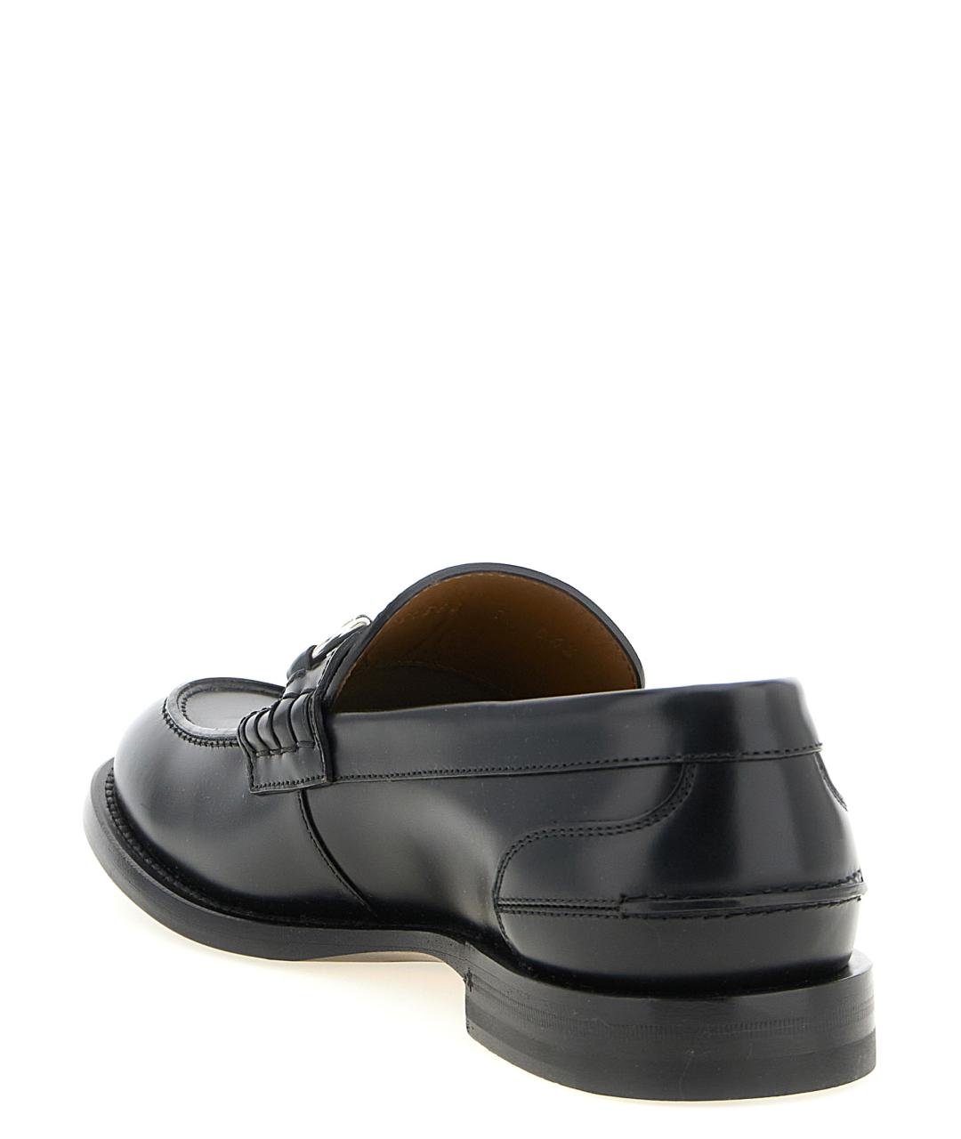 GUCCI Черные кожаные лоферы, фото 3