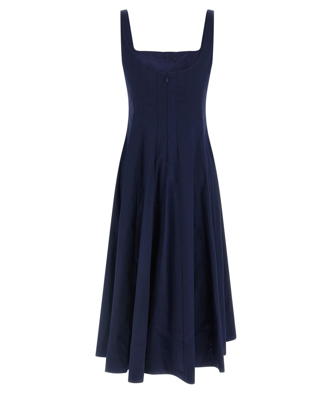 STAUD Синее хлопковое платье, фото 2