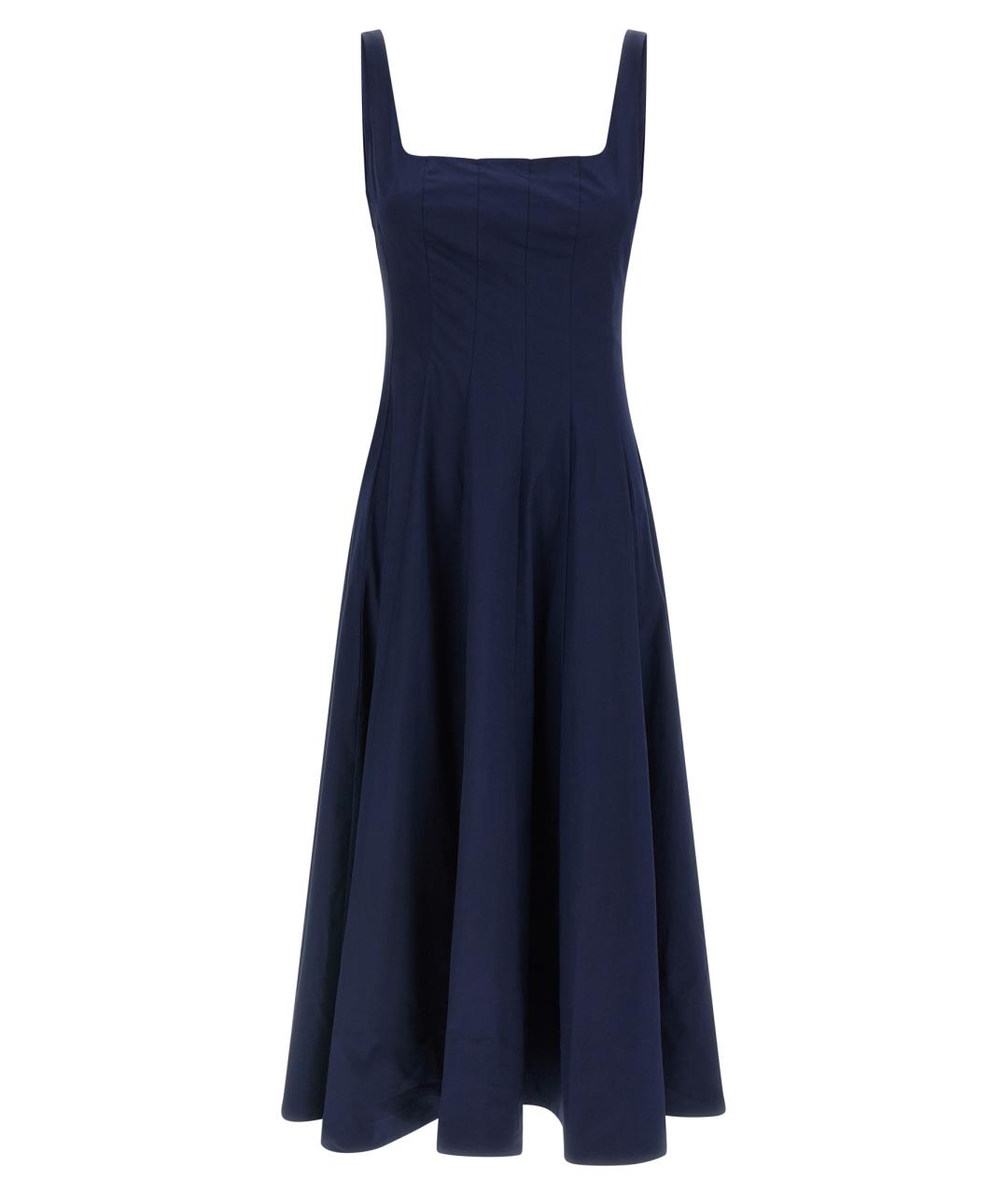 STAUD Синее хлопковое платье, фото 1