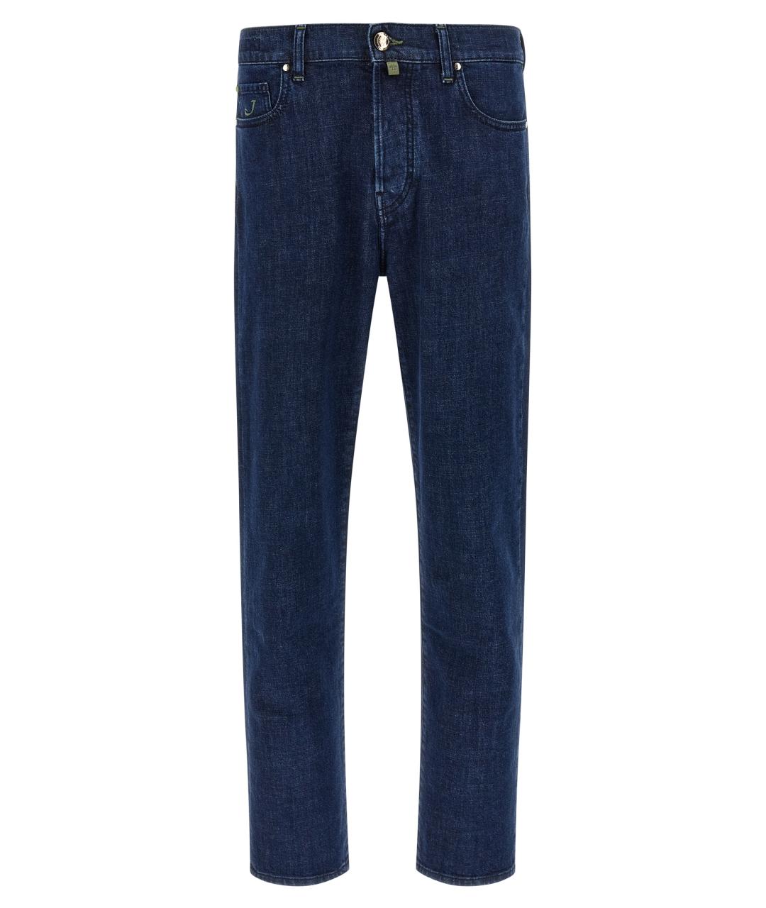 JACOB COHEN Синие хлопковые джинсы скинни, фото 1