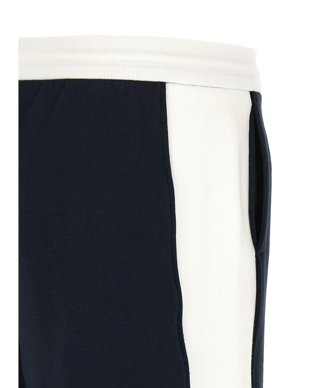 THOM BROWNE Синие хлопковые шорты, фото 4