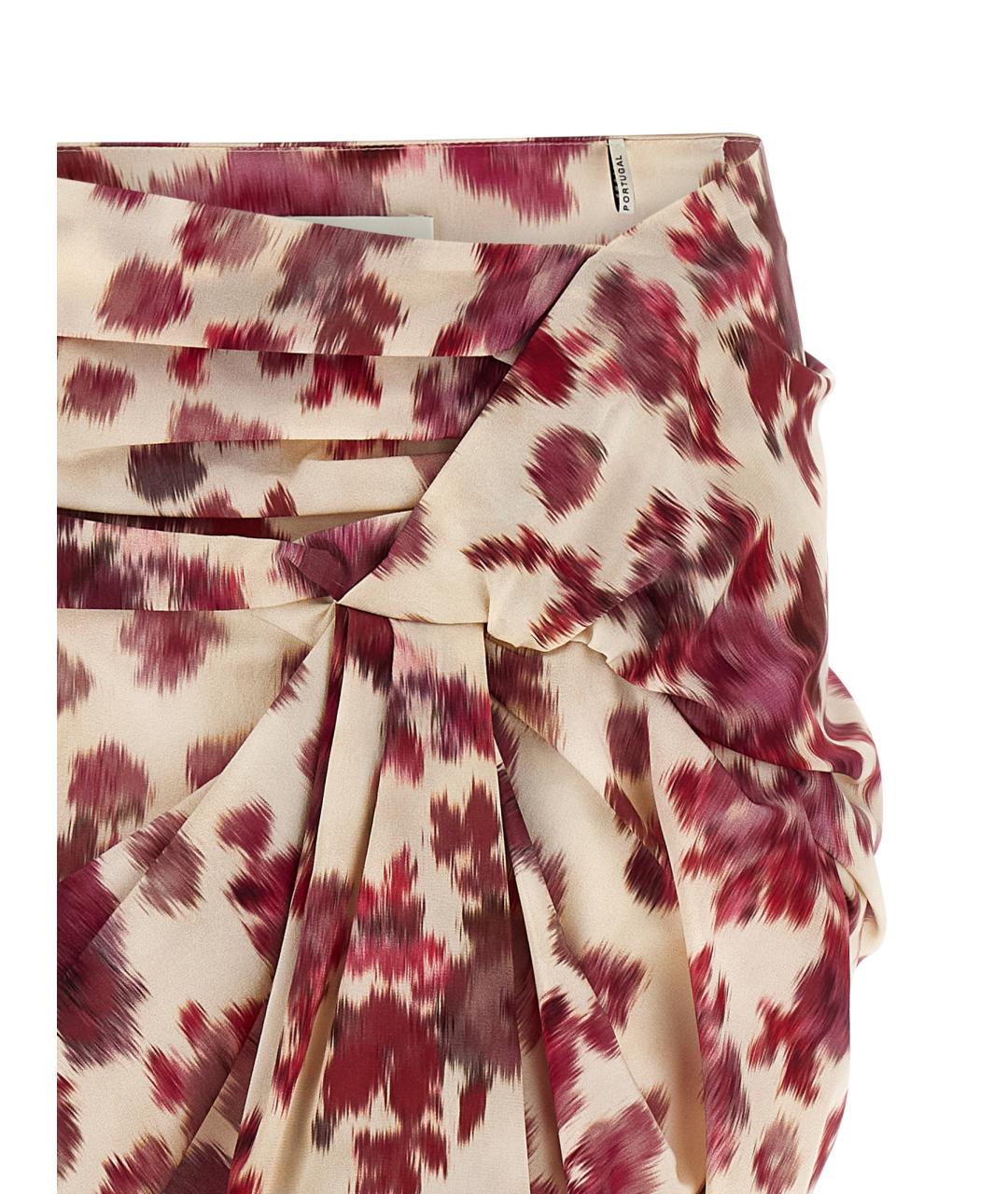 ISABEL MARANT Мульти шелковая юбка мини, фото 3