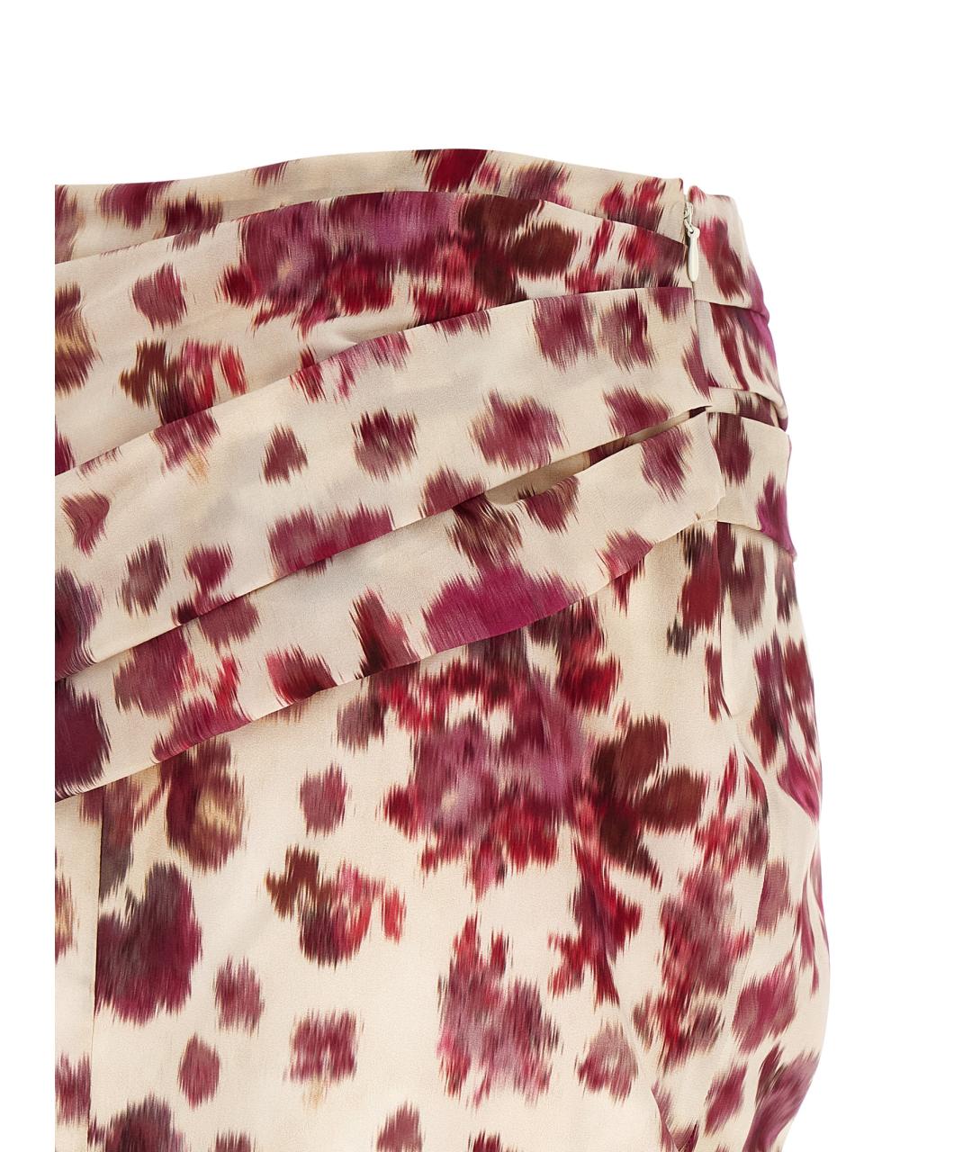 ISABEL MARANT Мульти шелковая юбка мини, фото 4