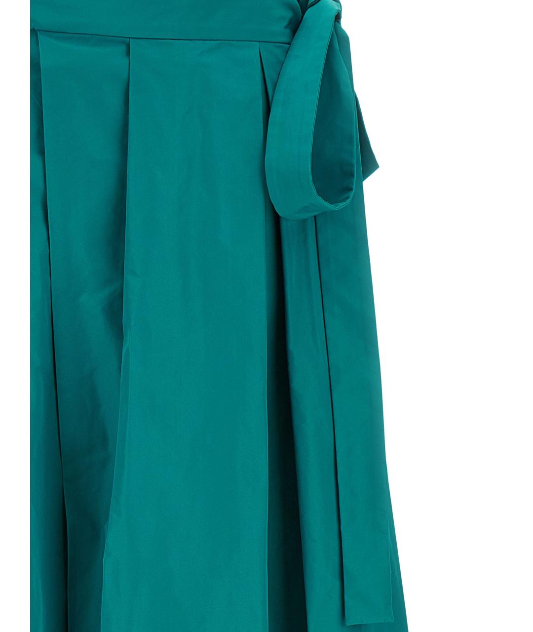 PINKO Зеленая полиэстеровая юбка макси, фото 3