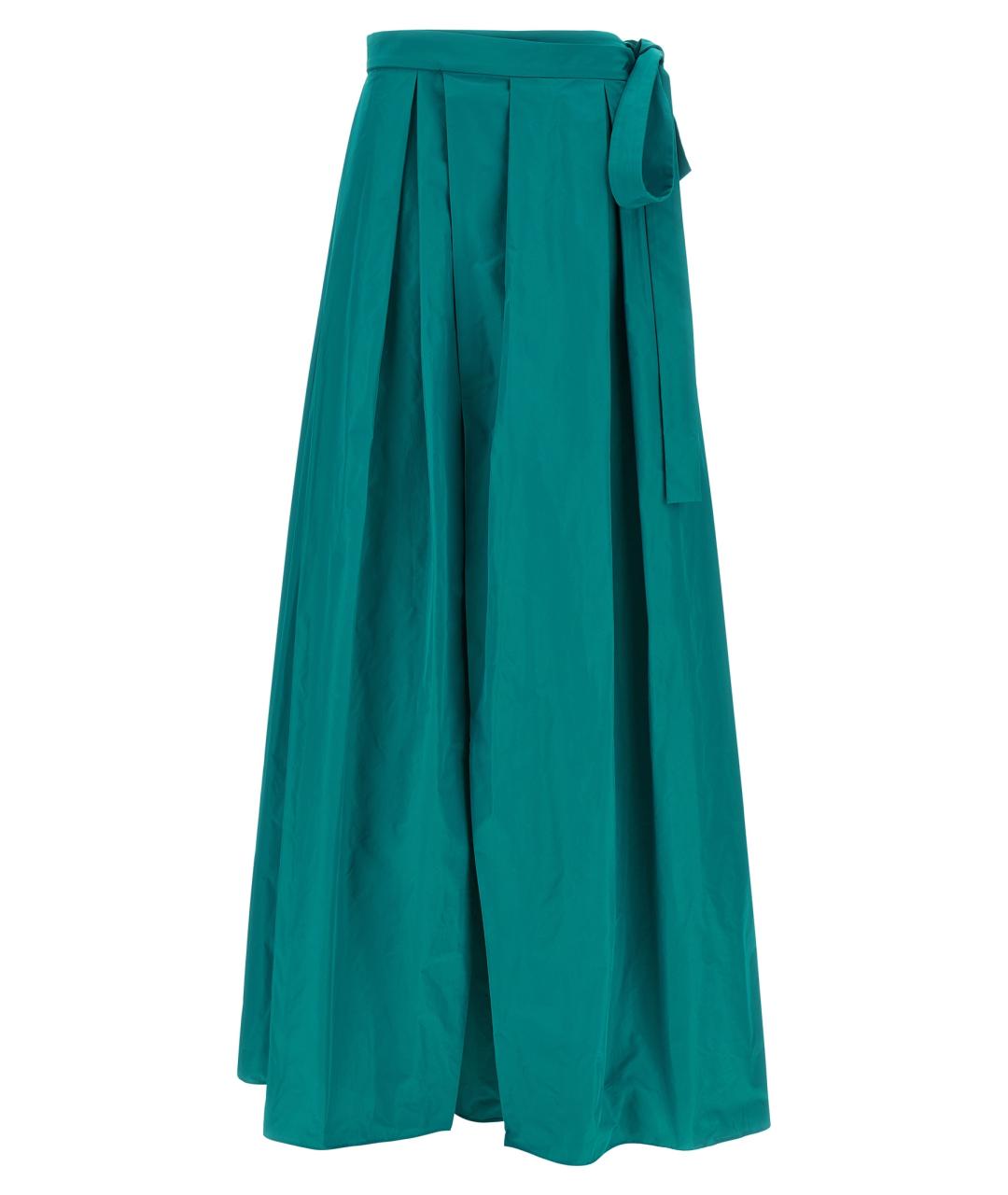 PINKO Зеленая полиэстеровая юбка макси, фото 1