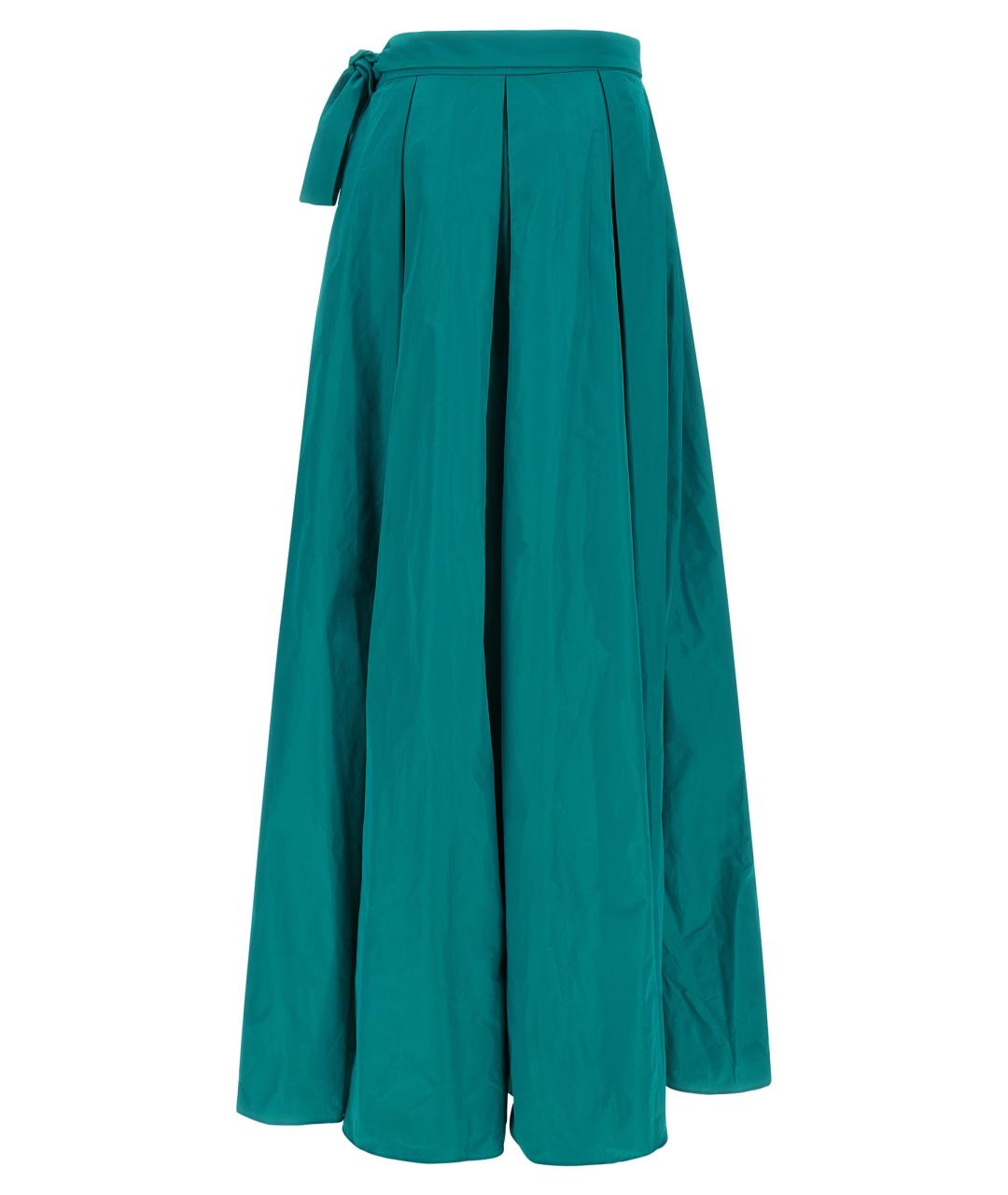 PINKO Зеленая полиэстеровая юбка макси, фото 2