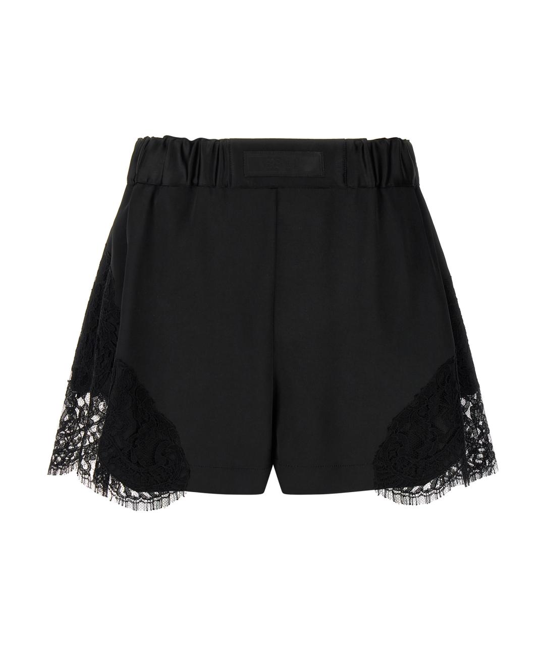 VERSACE Черные полиамидовые шорты, фото 1
