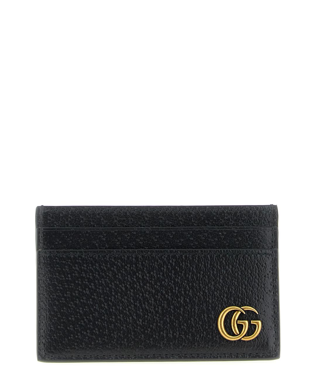 GUCCI Черный кожаный кардхолдер, фото 1