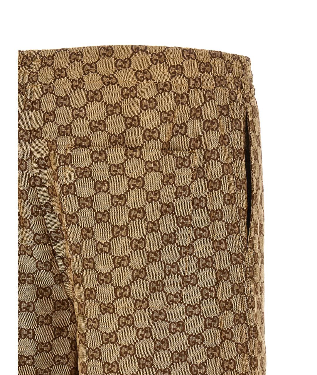 GUCCI Бежевые льняные шорты, фото 4