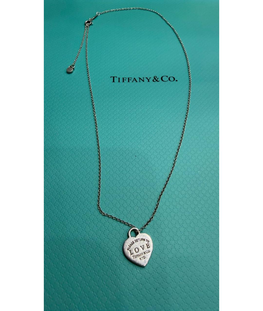 TIFFANY&CO Серебряное серебряное колье, фото 7