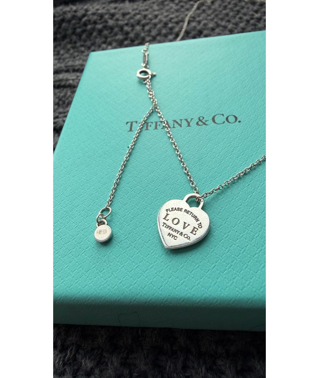 TIFFANY&CO Серебряное серебряное колье, фото 3