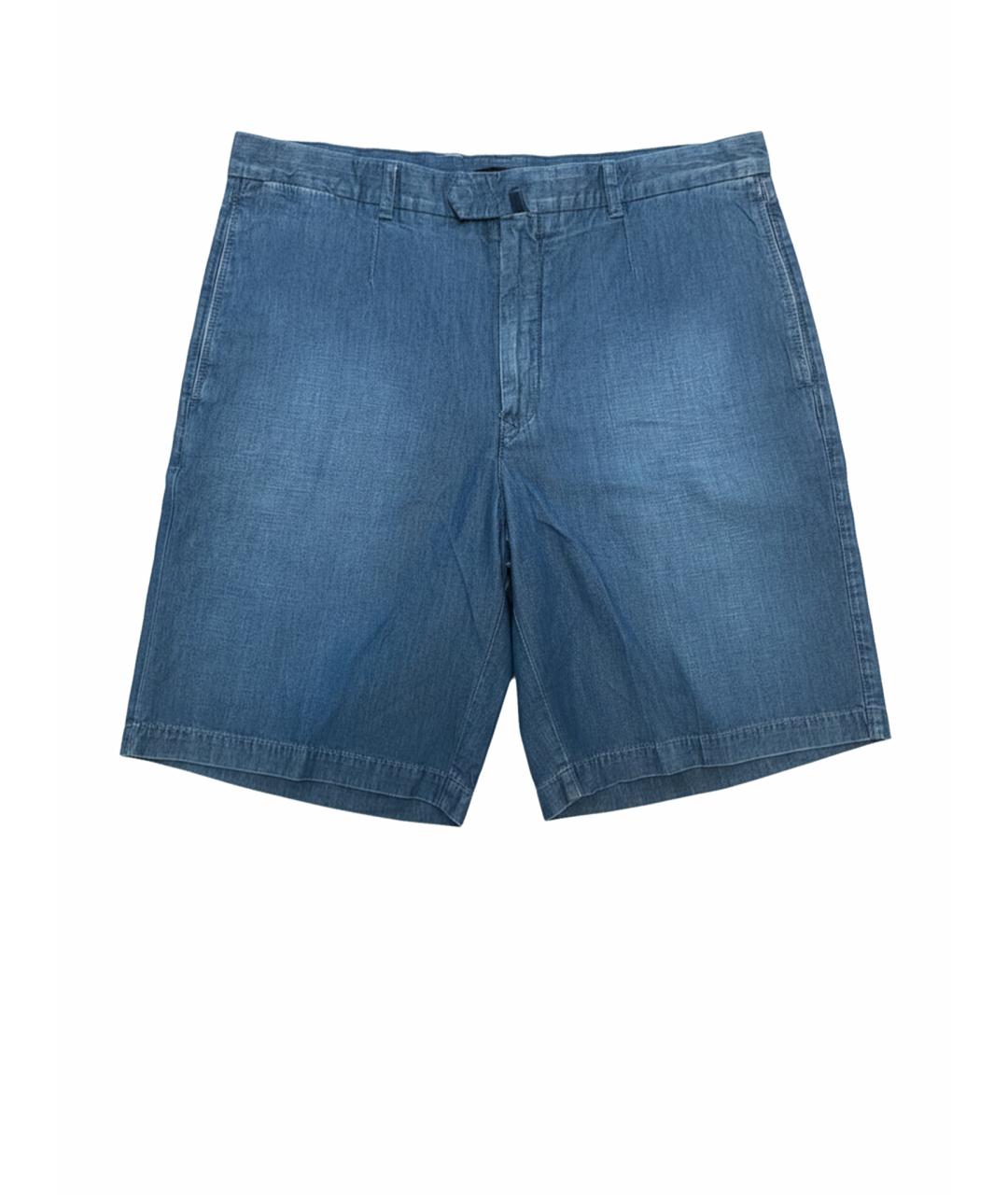 ERMENEGILDO ZEGNA XXX Синие хлопковые шорты, фото 1
