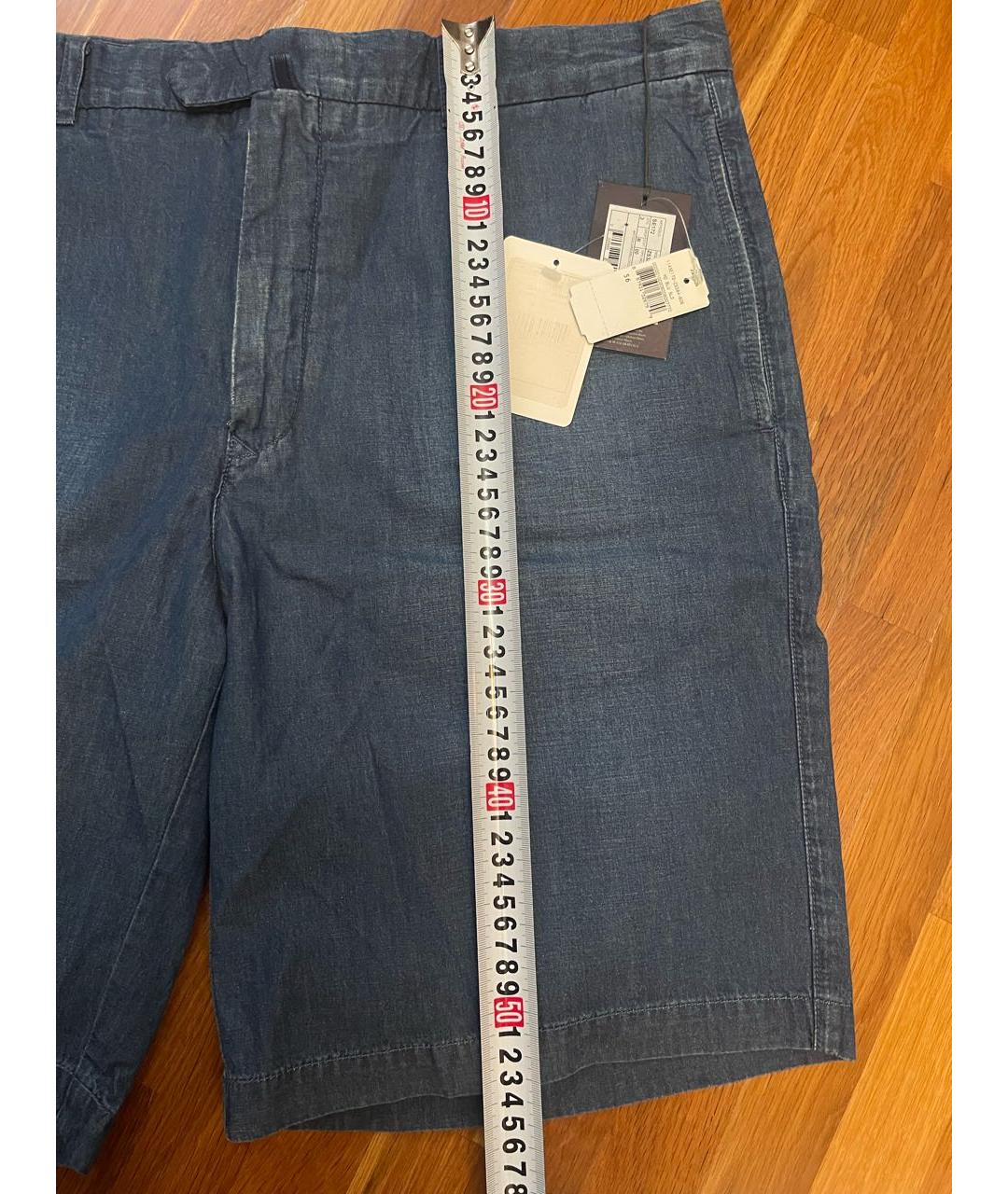 ERMENEGILDO ZEGNA XXX Синие хлопковые шорты, фото 7