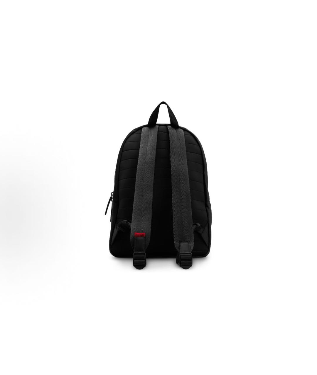 HUGO BOSS Черный тканевый рюкзак, фото 4