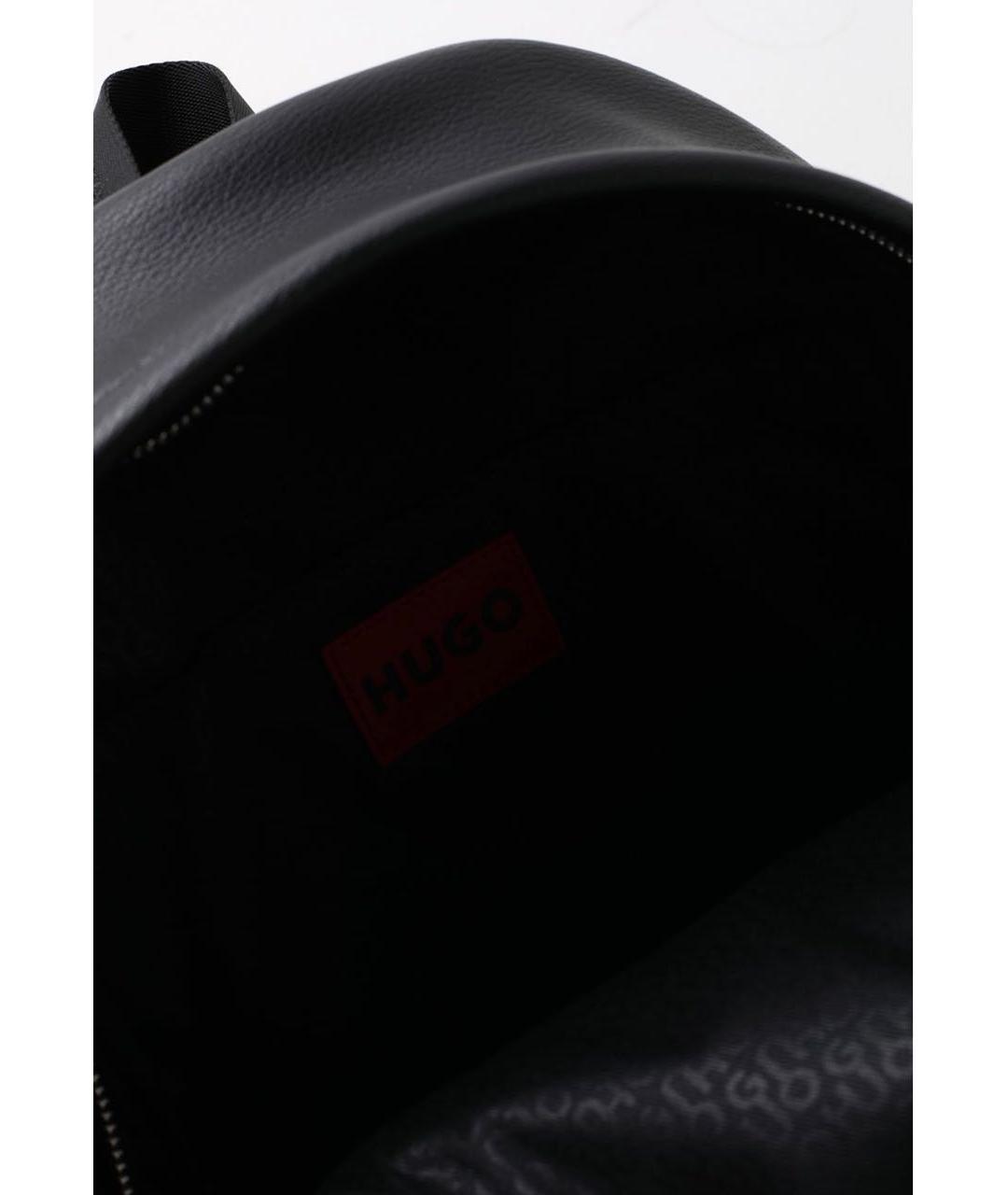 HUGO BOSS Черный тканевый рюкзак, фото 5