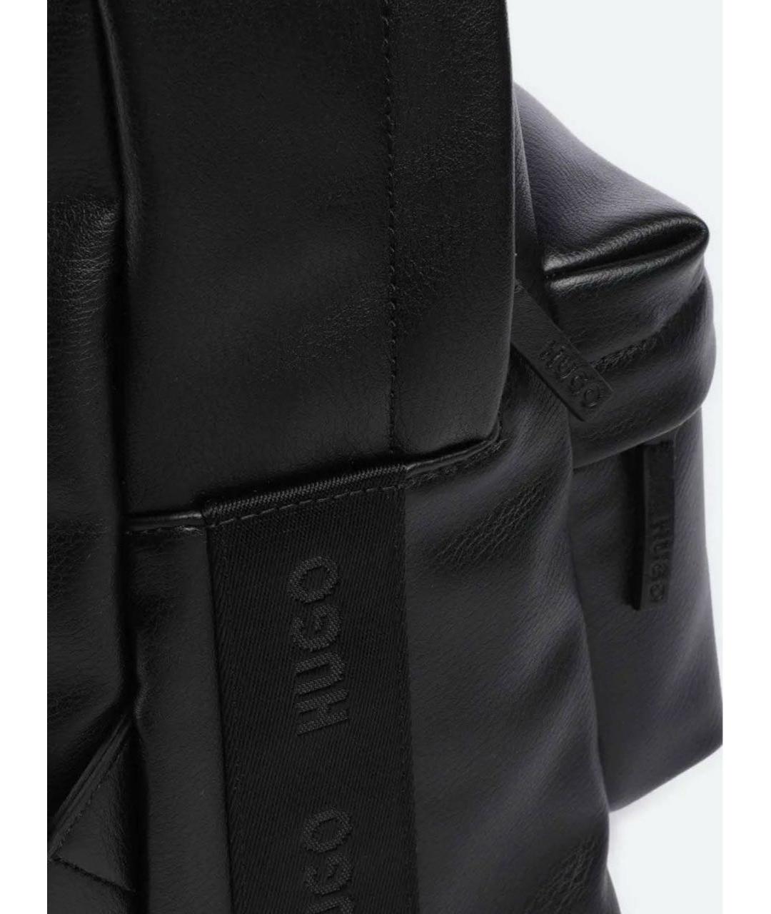 HUGO BOSS Черный тканевый рюкзак, фото 3