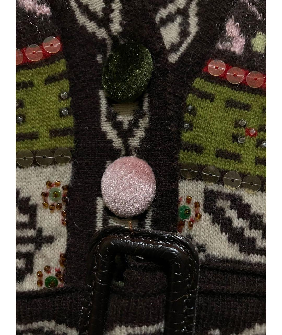KENZO Мульти шерстяной кардиган, фото 6