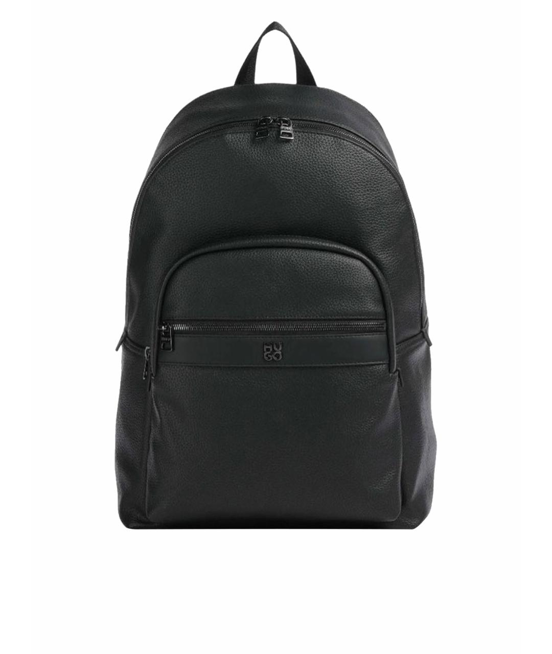 HUGO BOSS Черный тканевый рюкзак, фото 1