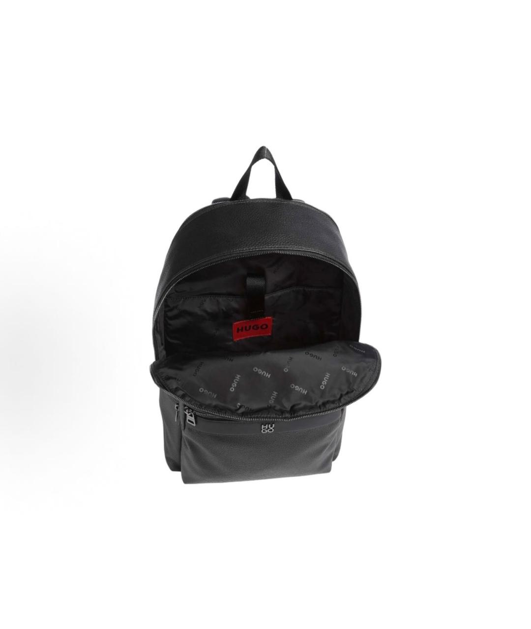 HUGO BOSS Черный тканевый рюкзак, фото 4