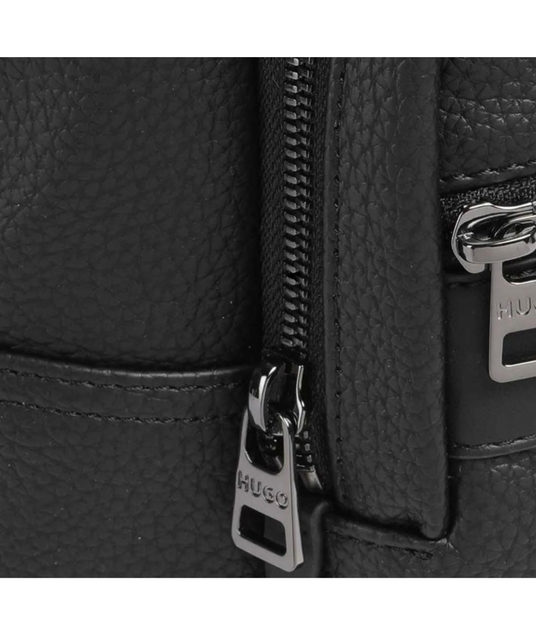 HUGO BOSS Черный тканевый рюкзак, фото 5