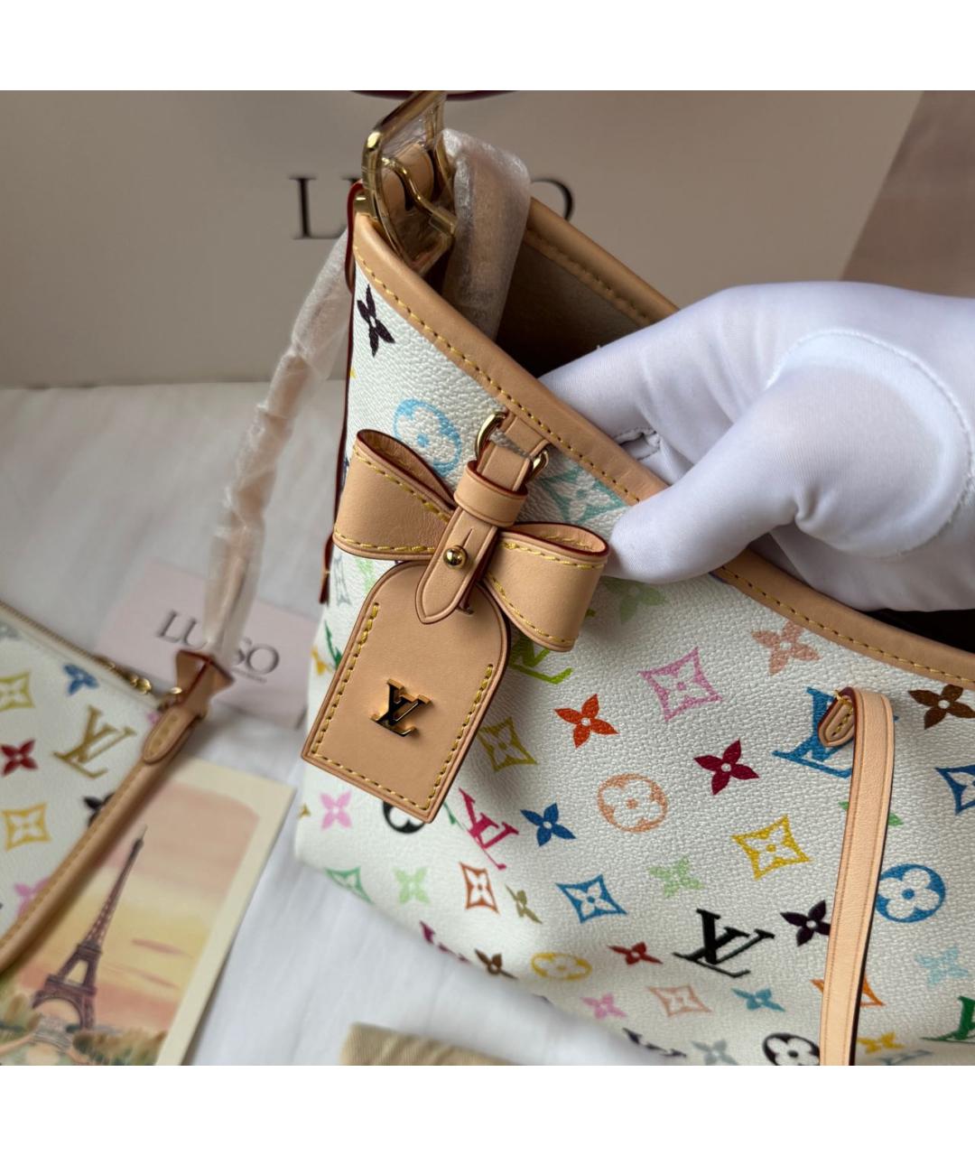 LOUIS VUITTON Мульти кожаная сумка тоут, фото 5