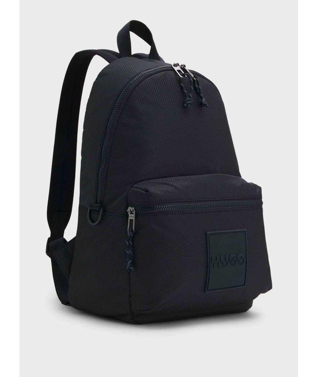 HUGO BOSS Черный тканевый рюкзак, фото 2