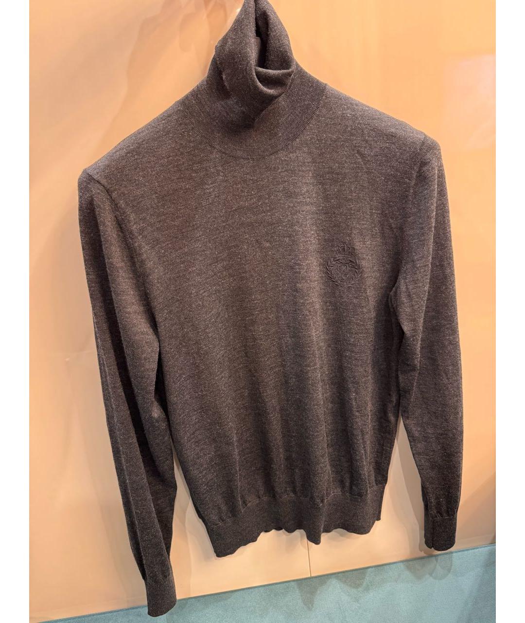 DOLCE&GABBANA Черная шерстяная водолазка, фото 6