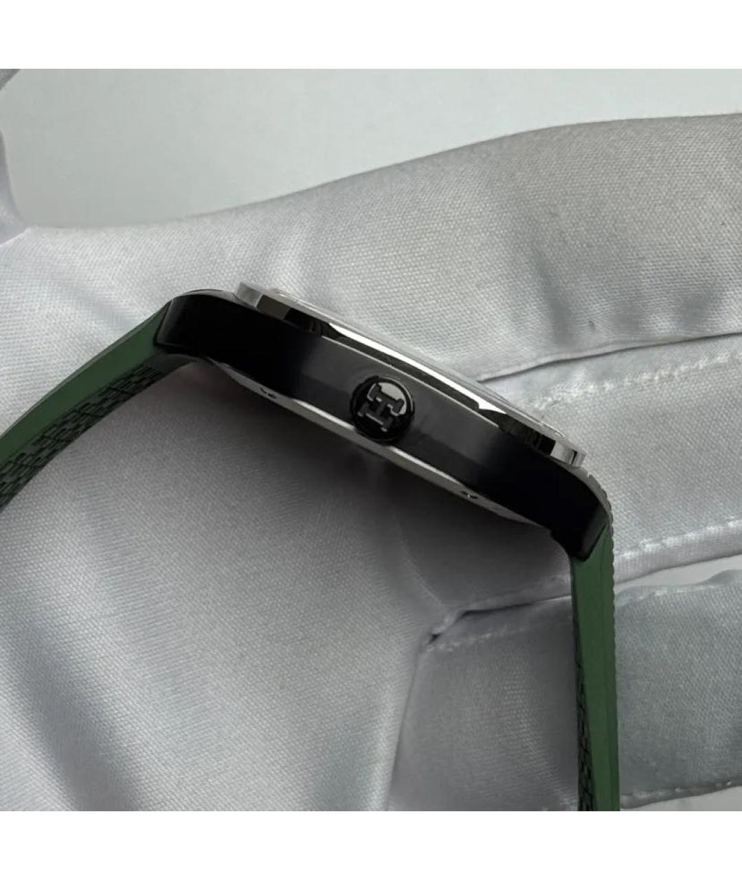 HERMES Хаки титановые часы, фото 2