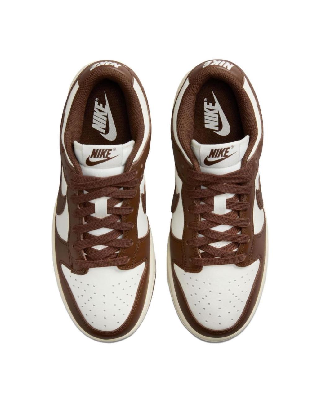 NIKE Коричневые кожаные кроссовки, фото 8