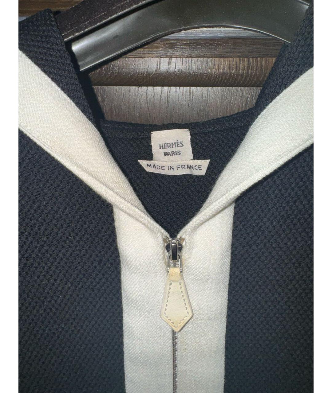 HERMES Горчичное хлопковое повседневное платье, фото 2