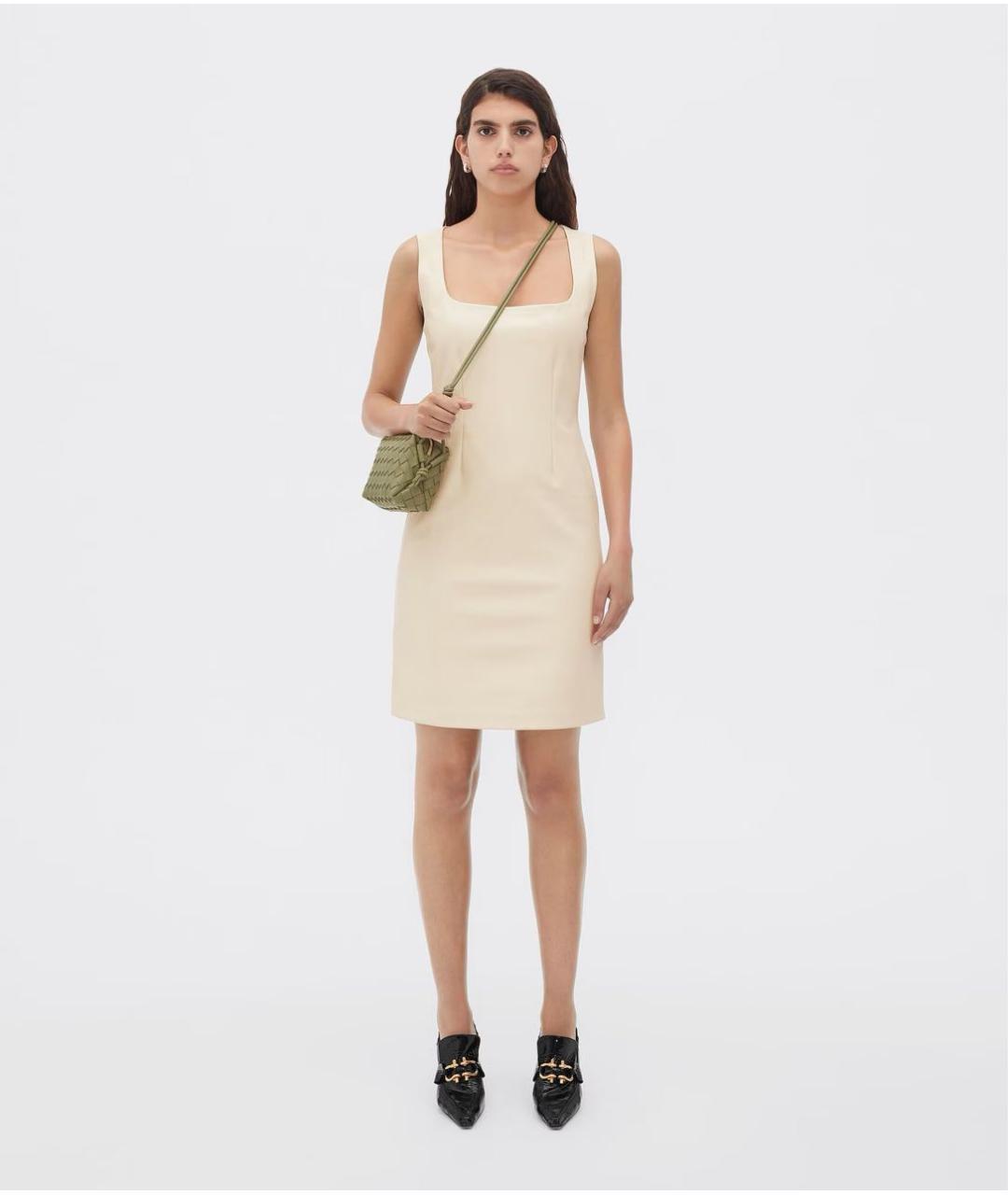 BOTTEGA VENETA Зеленая кожаная сумка через плечо, фото 5